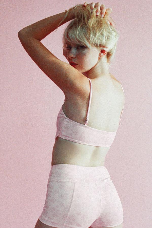 Frankies Bikinis Lydia Asymmetrical Floral Sports Bra Upsy Daisy