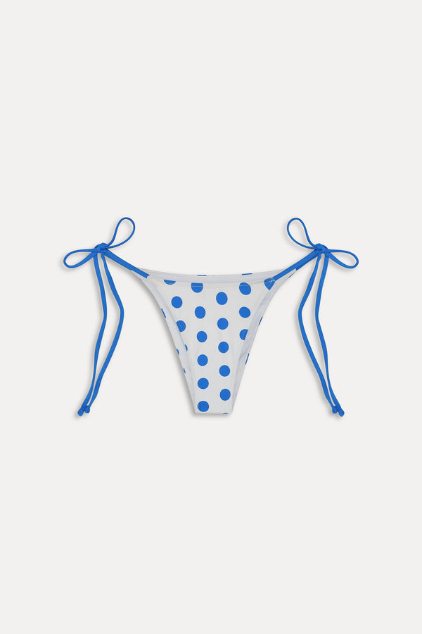 Frankies Bikinis Mackenzie Cheeky String Bikini Bottom Delicate Dot