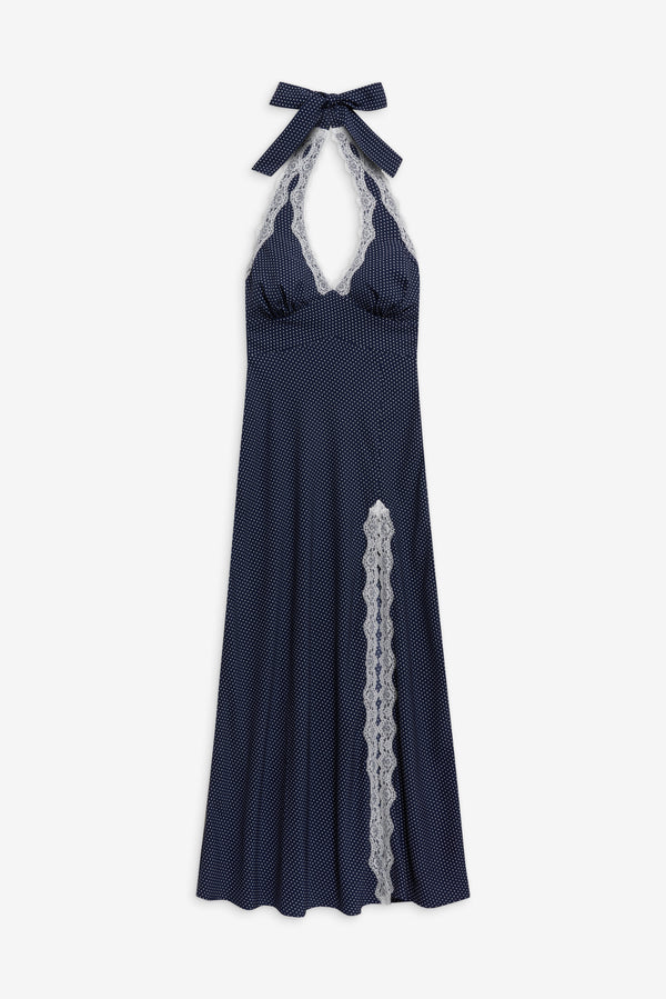 Frankies Bikinis Madeleine Polka Dot Maxi Dress Dotty