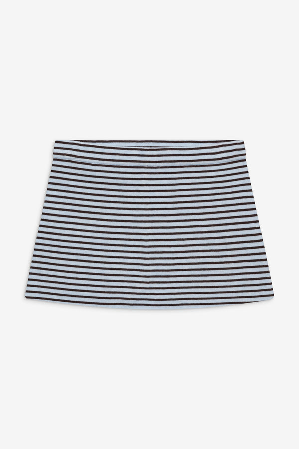 Frankies Bikinis Marialla Mini Skort Montauk Stripe