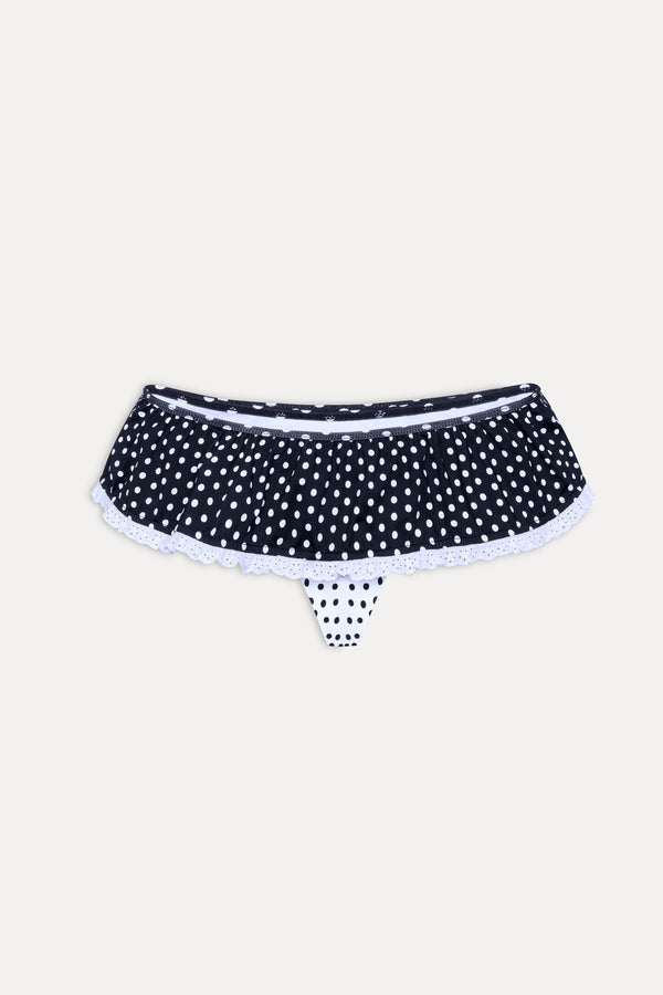 Frankies Bikinis Mercer Swim Skirt Classic Polka Dot