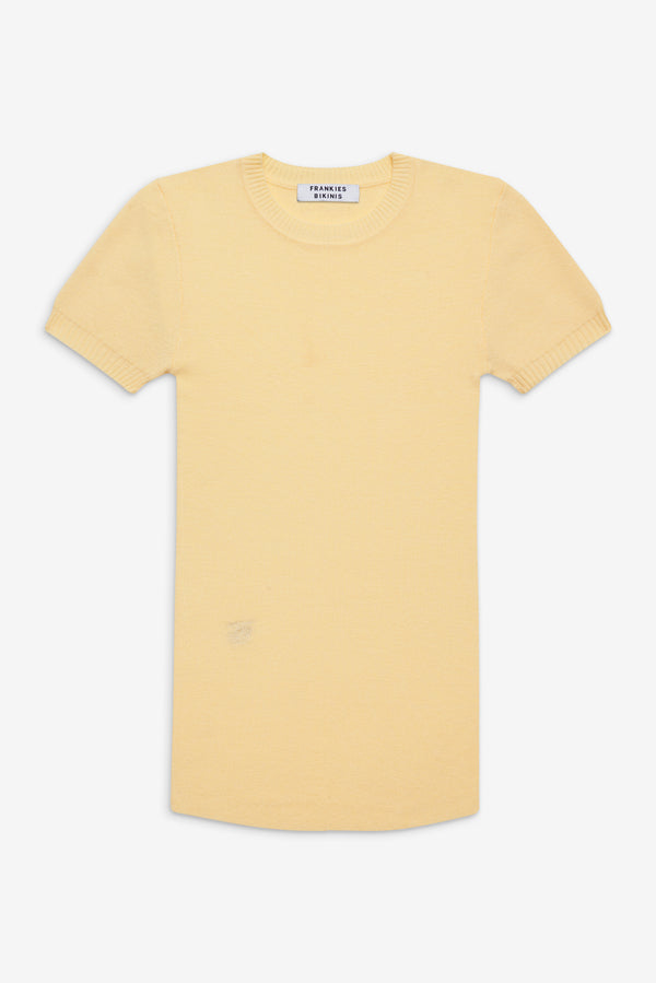 Frankies Bikinis Mulholland Knit Sweater Vanilla Sugar