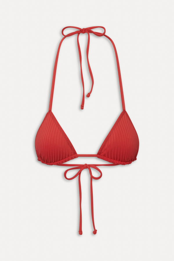 Frankies Bikinis Nick Skimpy Triangle Bikini Top Cherry