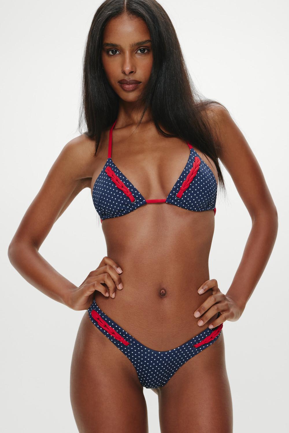 frankies bikinis Nick Skimpy Triangle Bikini Top Shooting Stars