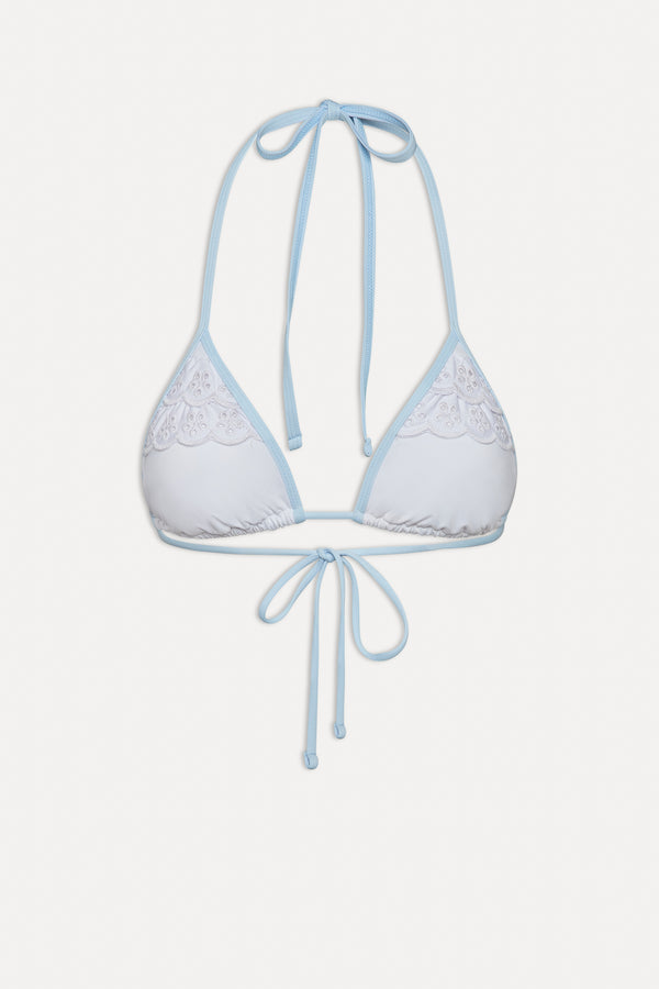 Frankies Bikinis Nick Skimpy Triangle Bikini Top Spring Cloud