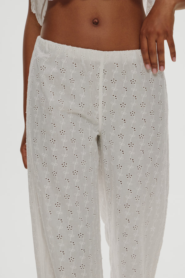 Frankies Bikinis Princess Eyelet Pants Daisy Eyelet