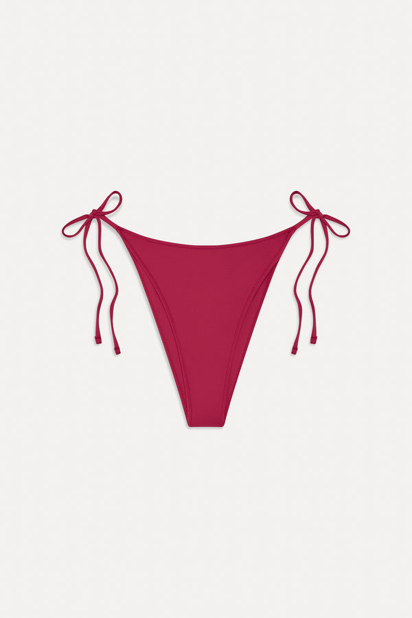 Frankies Bikinis Romeo Cheeky String Bikini Bottom Rosebud