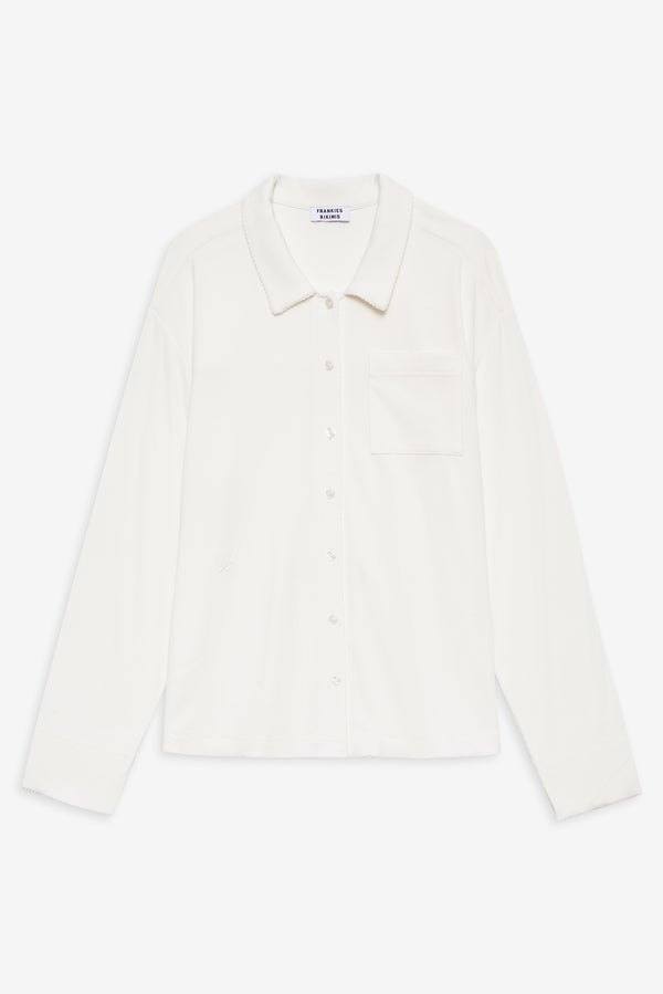 Frankies Bikinis Rory Long Sleeve Sleep Shirt Seashell