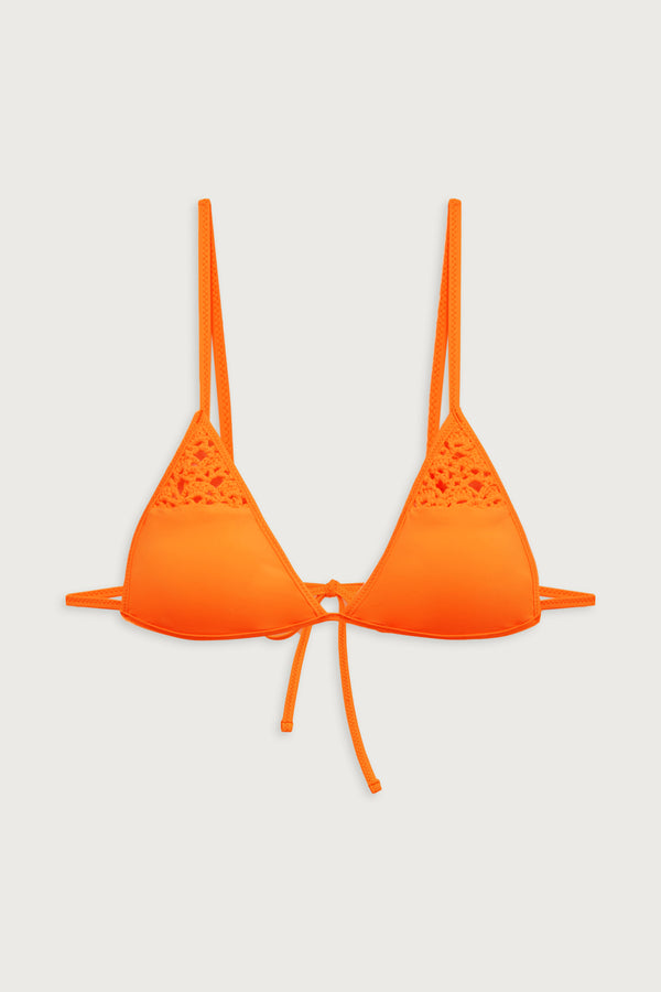 Frankies Bikinis Tanner Triangle Bikini Top Sunset Sun
