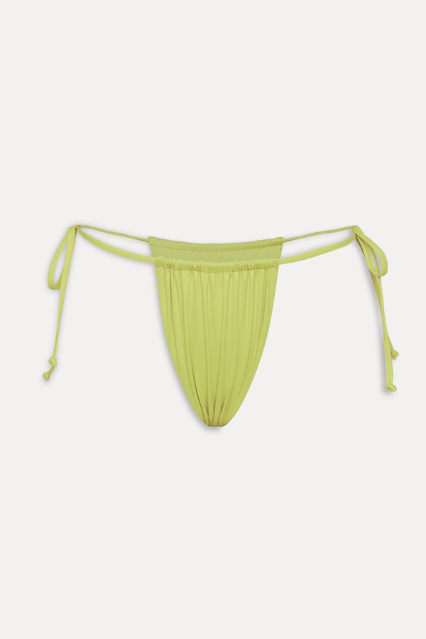 Frankies Bikinis Tia Skimpy String Bikini Bottom Lily Pad