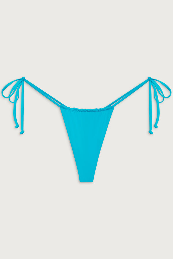 Frankies Bikinis Tia String Bikini Bottom Morning Blue