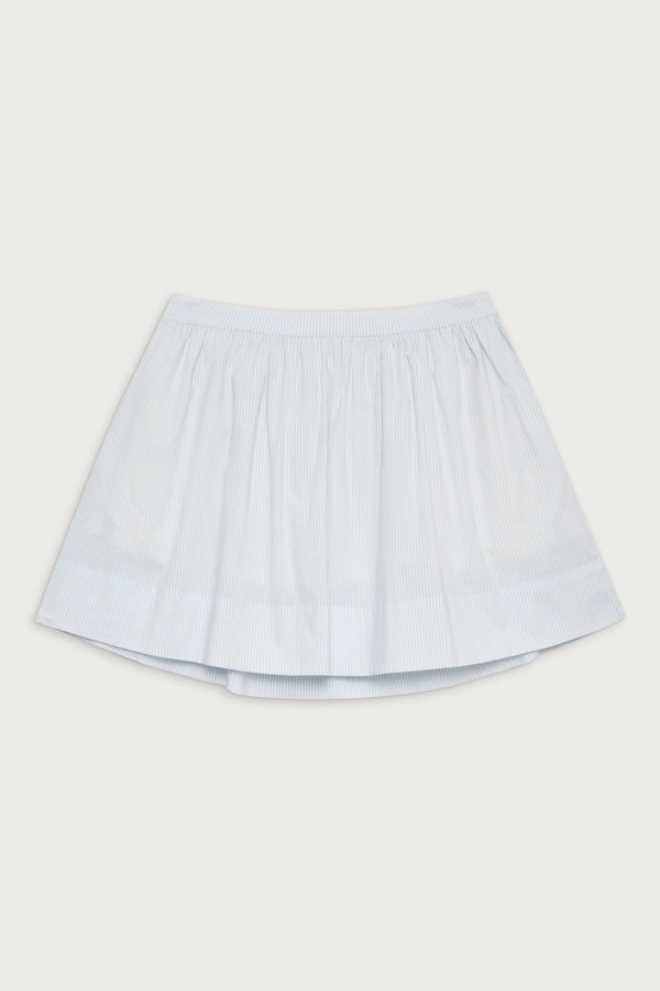 Frankies Bikinis Tory Striped Skirt Saltwater Stripe