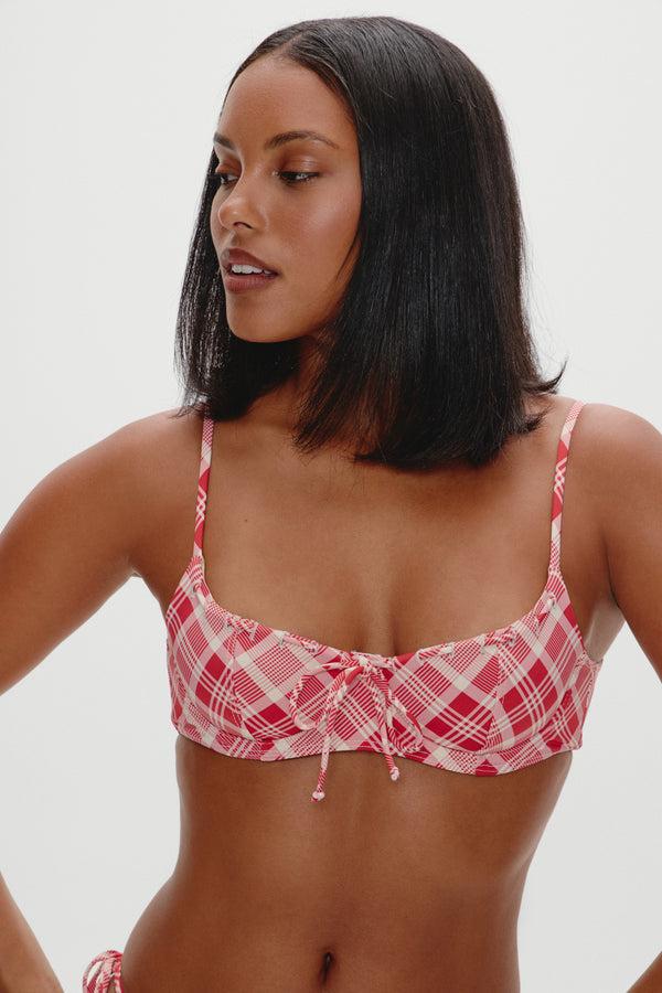 Frankies Bikinis X BELLA HADID Cola Underwire Bikini Top Lover's Lane