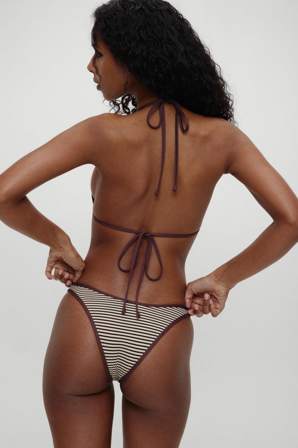 frankies bikinis x BELLA HADID Dove Bikini Bottom Lasso