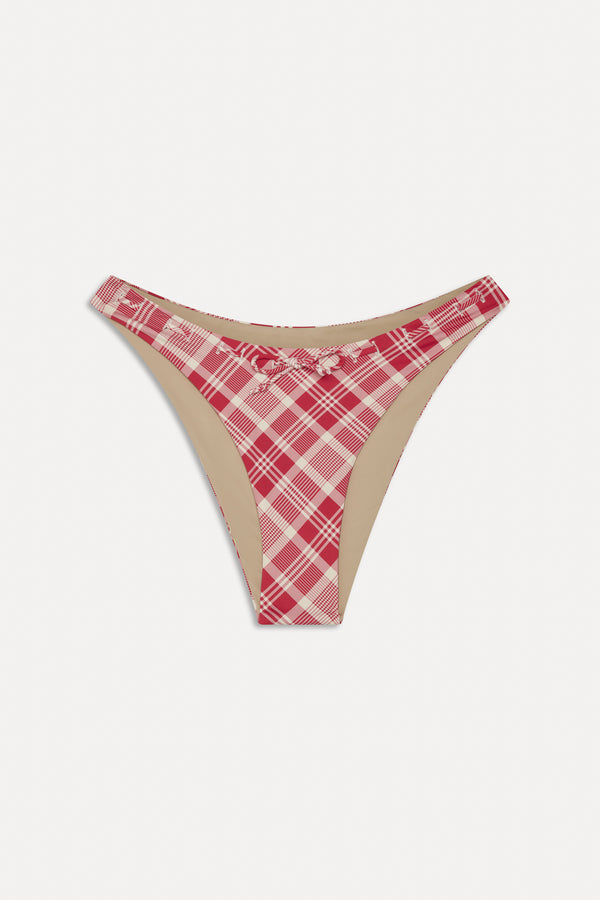 Frankies Bikinis X BELLA HADID Dove Bikini Bottom Lover's Lane