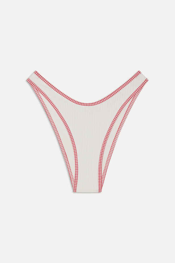 Frankies Bikinis X BELLA HADID Dove Bikini Bottom Weekend At The Farm