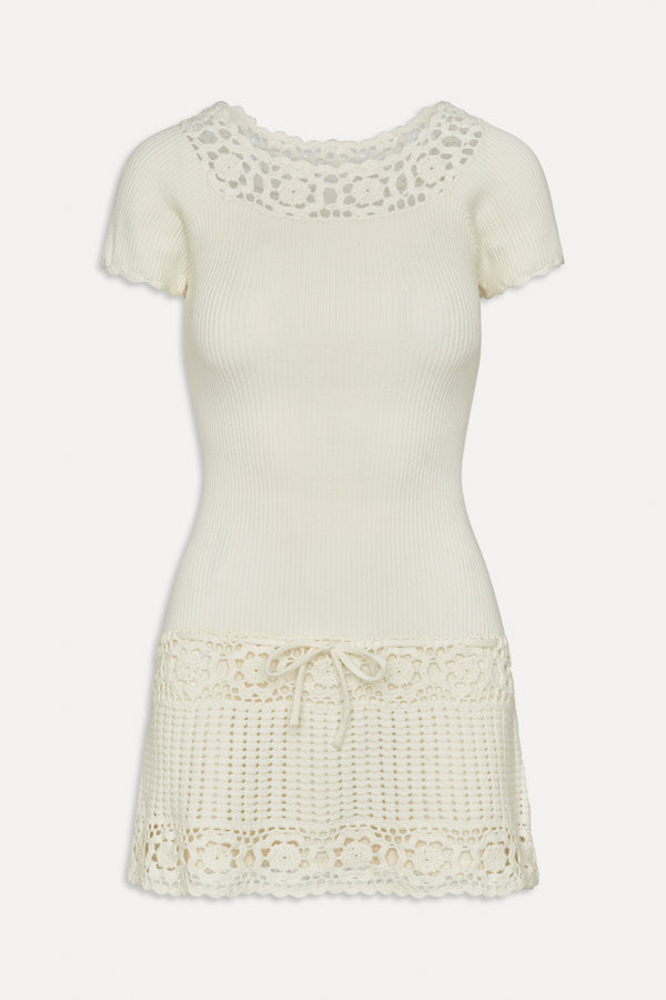 Frankies Bikinis X BELLA HADID Libra Mini Dress Cloud Nine