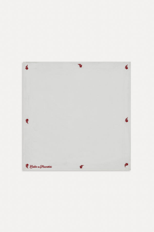 Frankies Bikinis X BELLA HADID Little Miss Head Scarf White