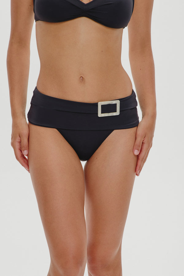 Frankies Bikinis X BELLA HADID Maverick Micro Swim Skirt Black