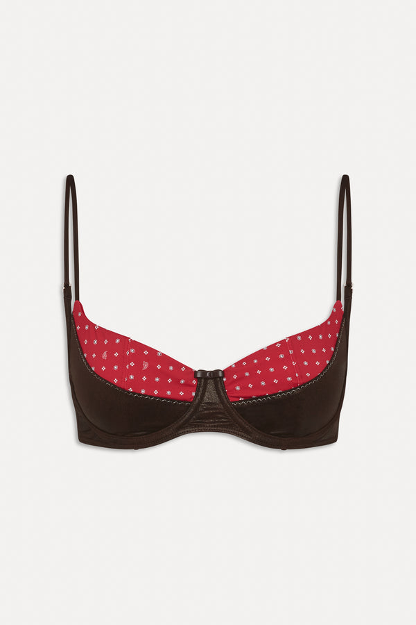 Frankies Bikinis X BELLA HADID Montana Underwire Bikini Top Lovebug