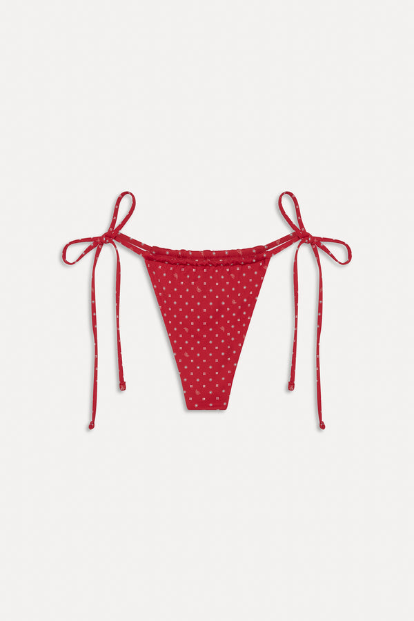 Frankies Bikinis X BELLA HADID Tia Skimpy Bikini Bottom Lovebug