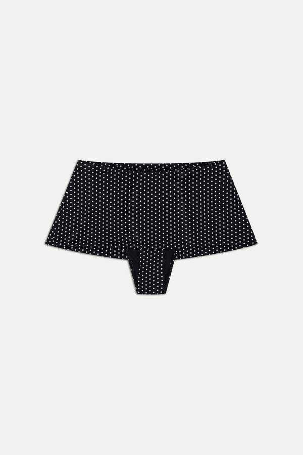 Frankies Bikinis X Khy Clover Swim Skirt Moonlit Dot