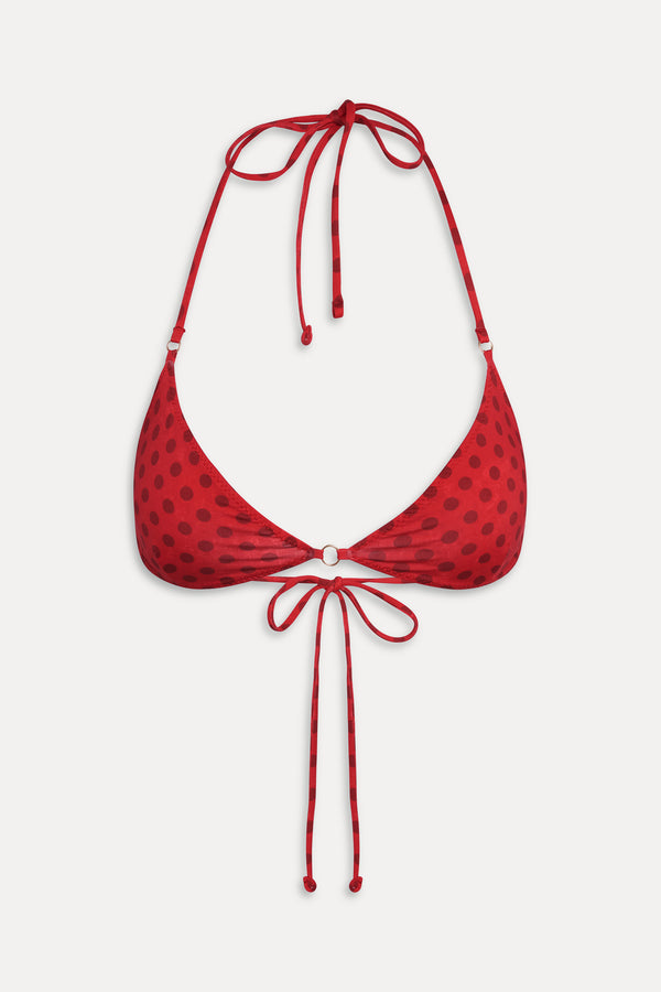 Frankies Bikinis X Réalisation Par Amore Reversible Bikini Top Aura