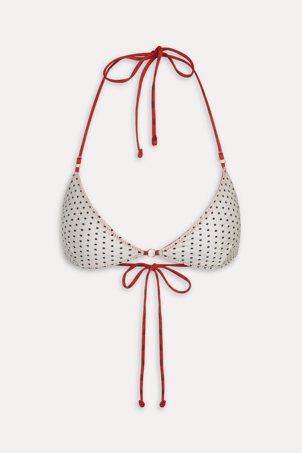 Frankies Bikinis X Réalisation Par Amore Reversible Bikini Top Aura