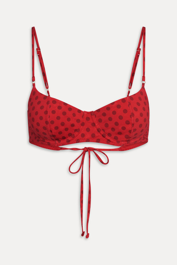 Frankies Bikinis X Réalisation Par Cola Underwire Bikini Top Aura