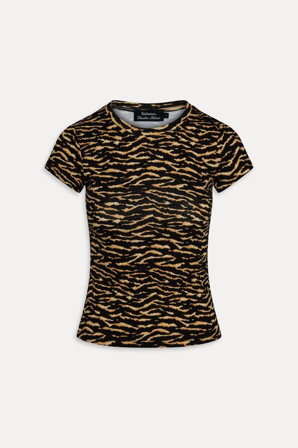 Frankies Bikinis X Réalisation Par Cupid Tee Vintage Tiger