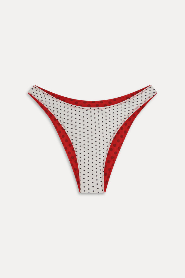 Frankies Bikinis X Réalisation Par Dove Reversible Bikini Bottom Aura