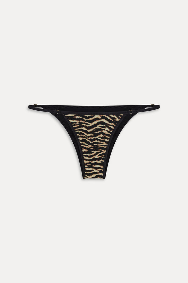 Frankies Bikinis X Réalisation Par Luna Bikini Bottom Vintage Tiger