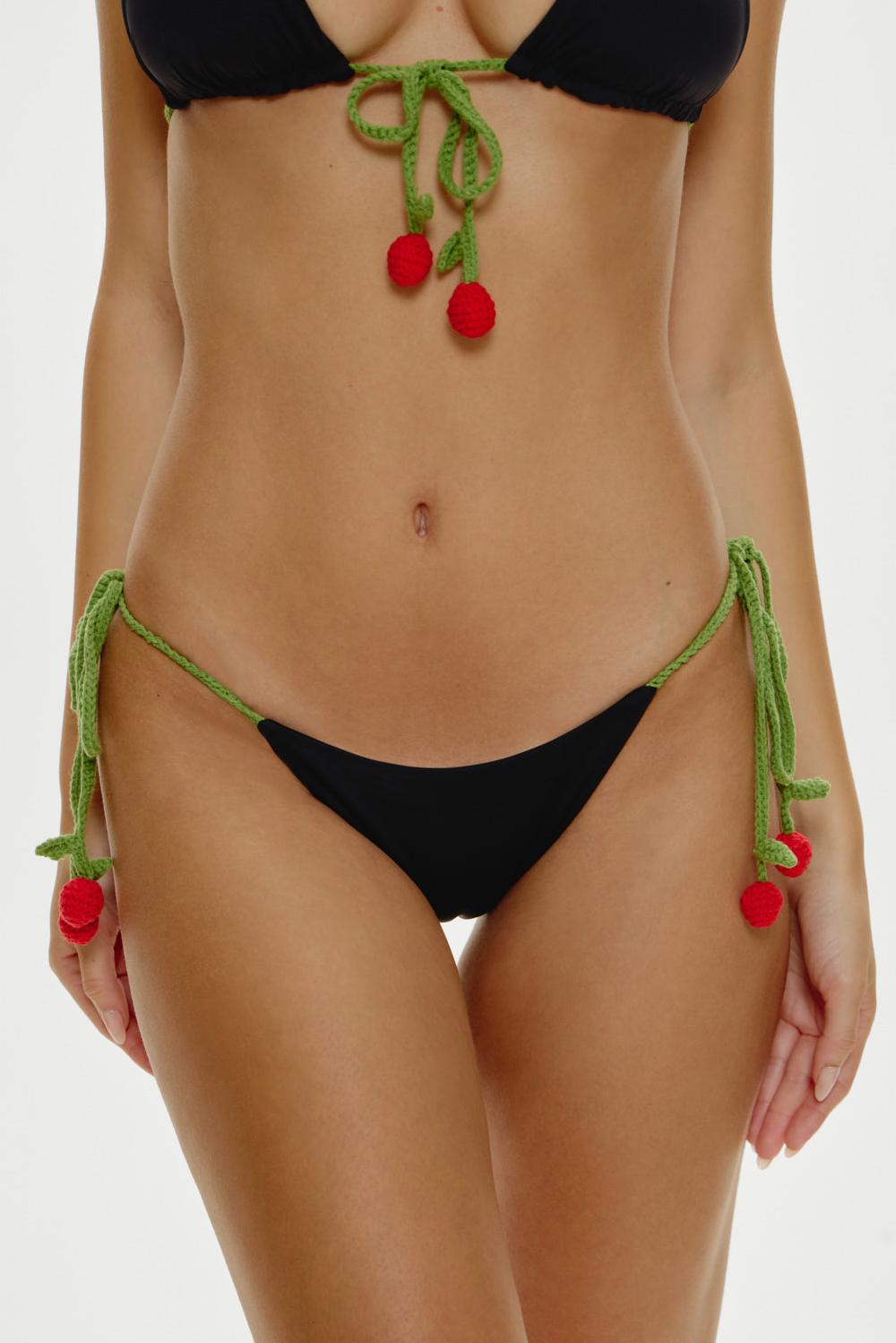 frankies bikinis x Réalisation Par Mackenzie Bikini Bottom Cherry Tree