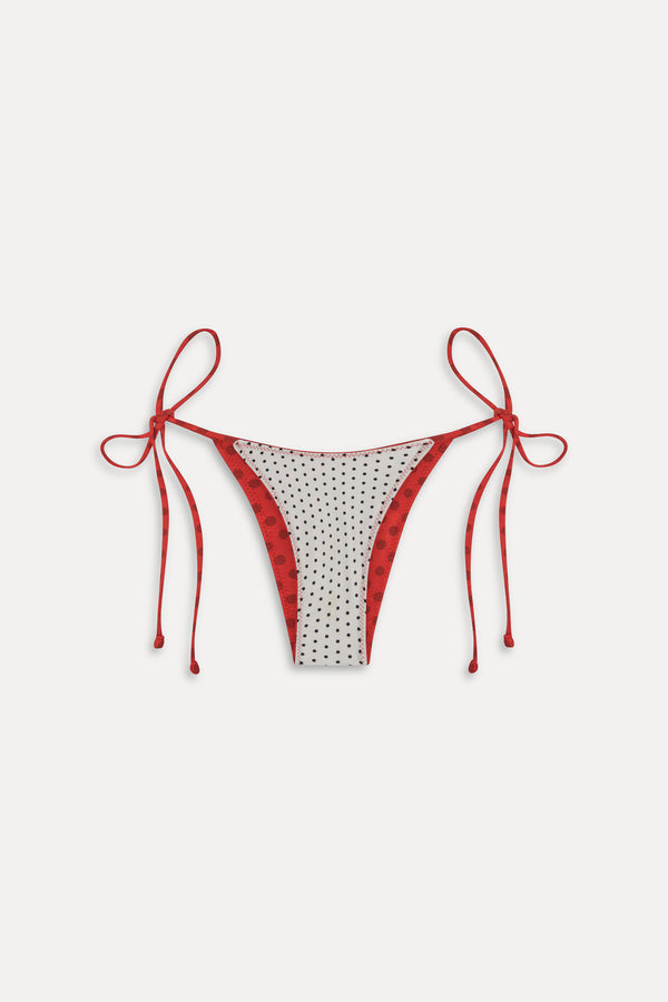 Frankies Bikinis X Réalisation Par Mackenzie Reversible Bikini Bottom Aura