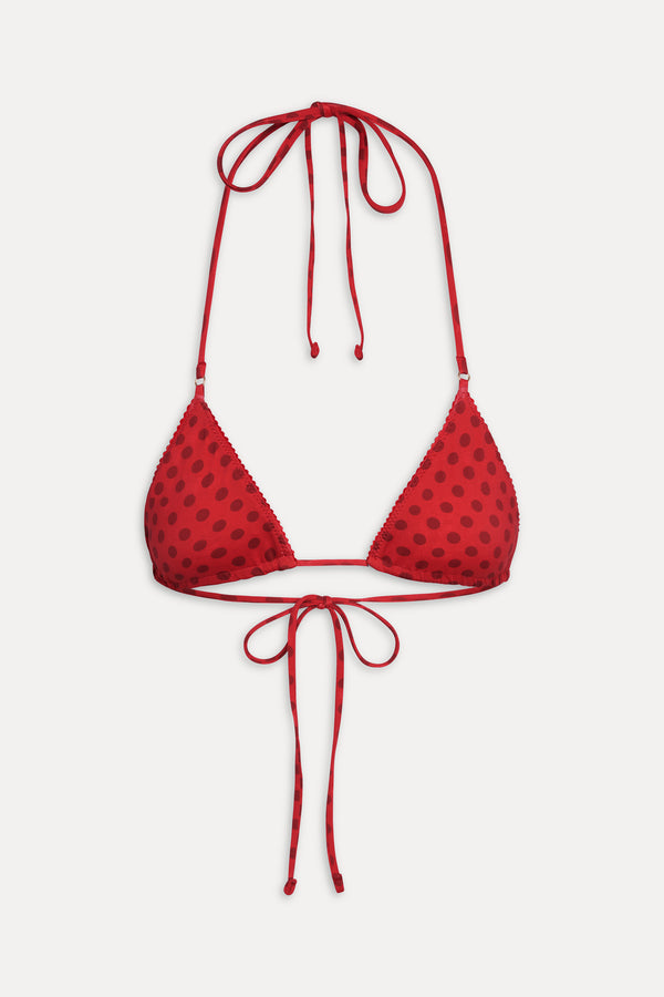 Frankies Bikinis X Réalisation Par Nick Reversible Bikini Top Aura