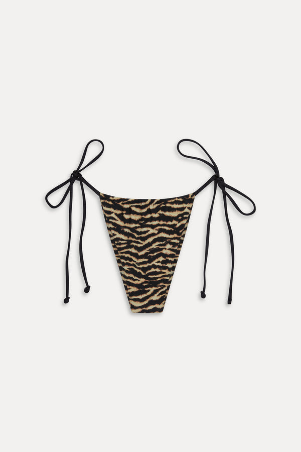 Frankies Bikinis X Réalisation Par Tia Bikini Bottom Vintage Tiger