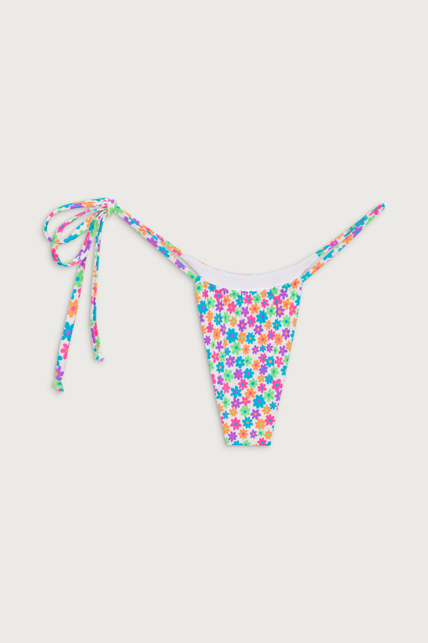Frankies Bikinis Ziggy Floral Skimpy Bikini Bottom Forever Flower