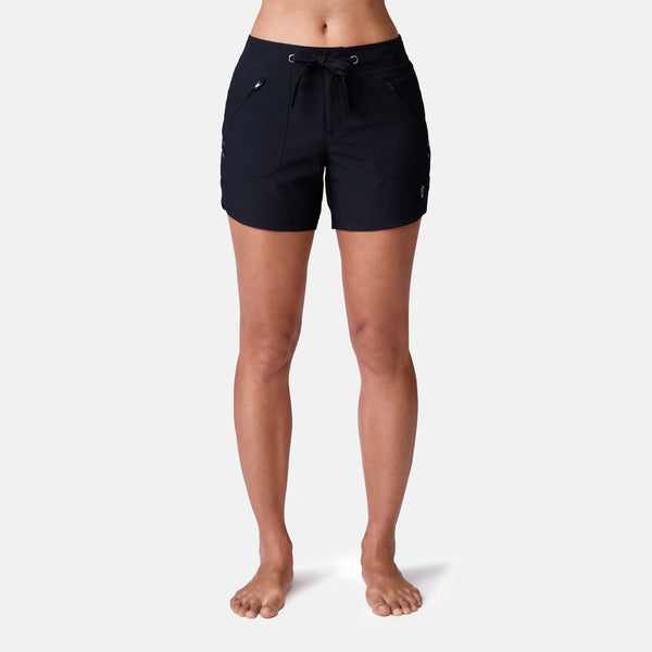 Free Country Women's 5" Bermuda Board Short Black