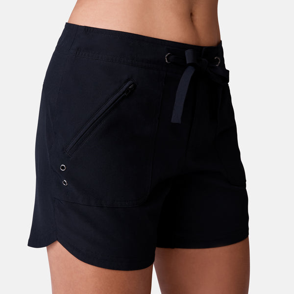 Free Country Women's 5" Bermuda Board Short Black
