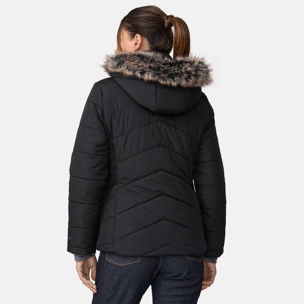 Free Country Women's Brisk II Parka Jacket Black