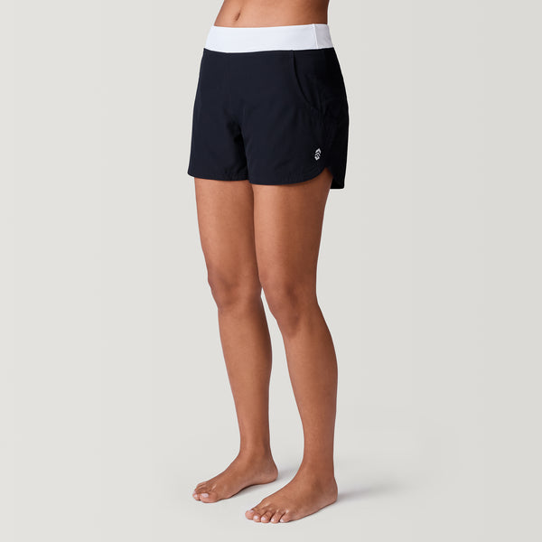 Free Country Women's Hybrid Swim Short Slate