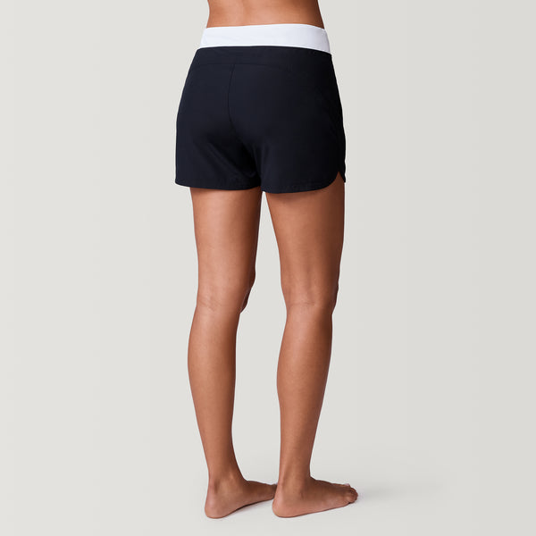 Free Country Women's Hybrid Swim Short Slate
