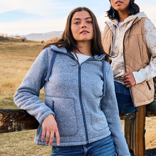 Free Country Women's Mountain Fleece Jacket Stormy