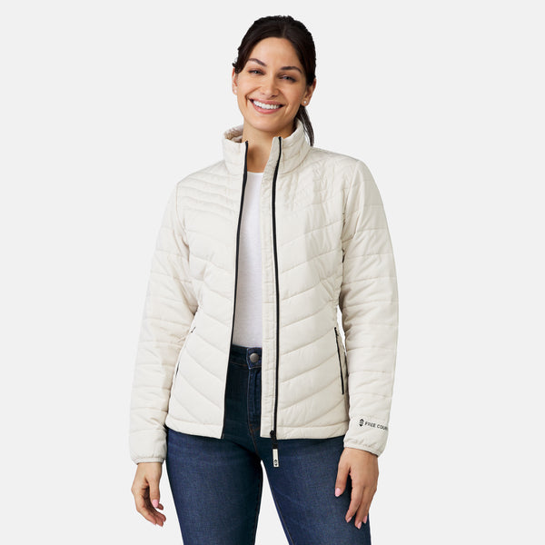 Free Country Women's Stow & Go Packable Jacket Oat