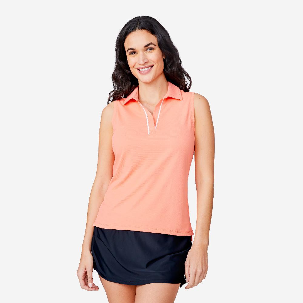 free country Women's SunFree Sleeveless Top Papaya