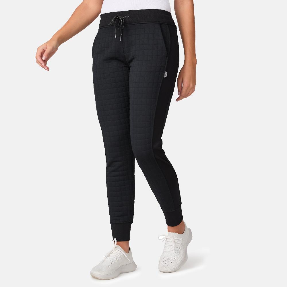 free country Women's UltraFill Fleece Jogger Black
