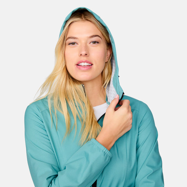 Free Country Women's X2O Anorak Rain Jacket Laurel