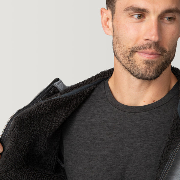 Free Country The Everybody Sherpa Bonded Hoodie Grey Heather