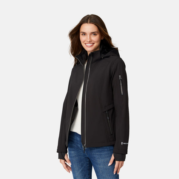 Free Country Women's Aeris II Super Softshell® Jacket Black