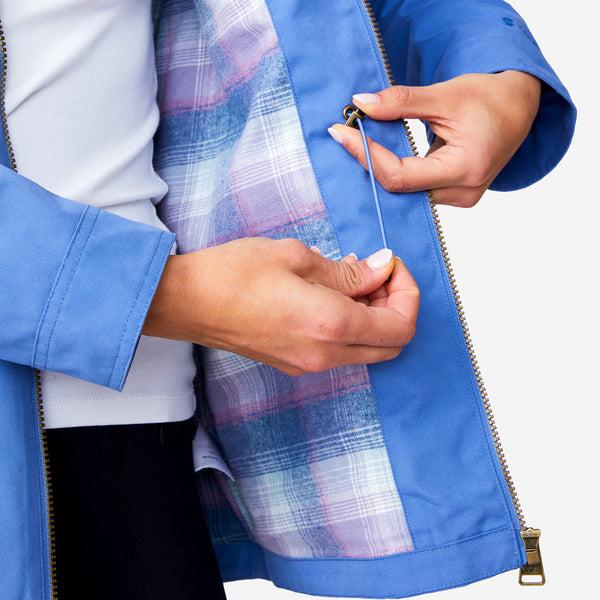 Free Country Women's Lightweight Cascade Canvas Jacket Chambray